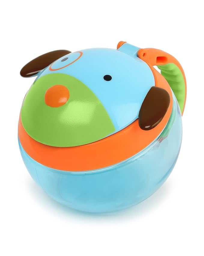 Skip Hop Plastic Baby Snack Container, Zoo Snack Cup, Dog